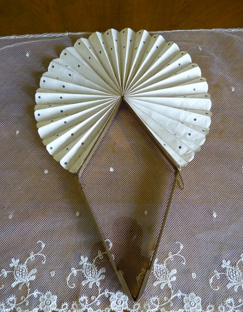 Edwardianischer Kokardenfächer, ca. 1908