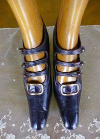 Antike Wanderstiefel aus Leder, ca. 1901