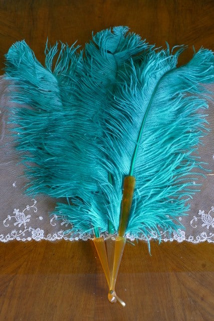 Éventail boudoir vert, 1920