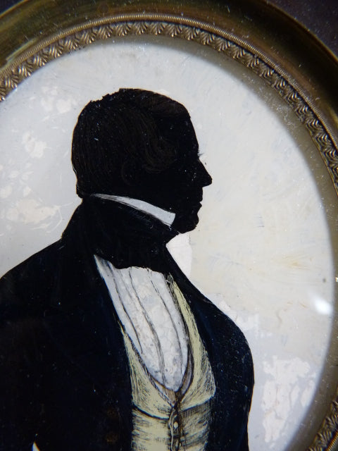 Scherenschnitt-Miniatur, Louis Frowein, um 1845