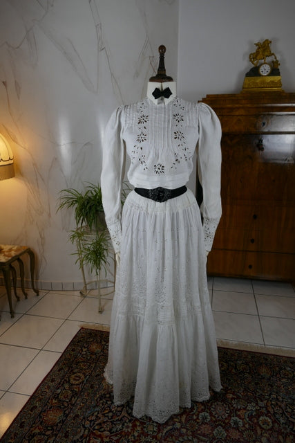 Walking Ensemble, Hole Lace, ca. 1907