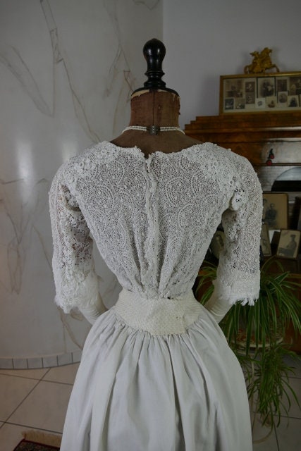 Gehäkelte Bluse, ca. 1910