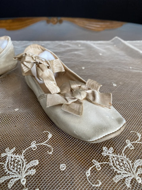 Antike viktorianische Kinderlederschuhe, Amerika, 1870er Jahre