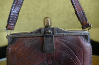 JUSTIN Ledertasche, ca. 1918