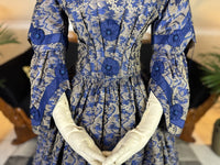 Empfangskleid, England, ca. 1855