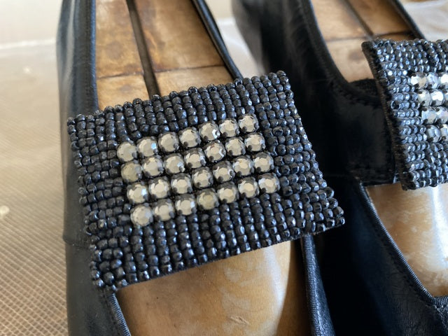 Ballschuhe, Strassabsatz, ca. 1909