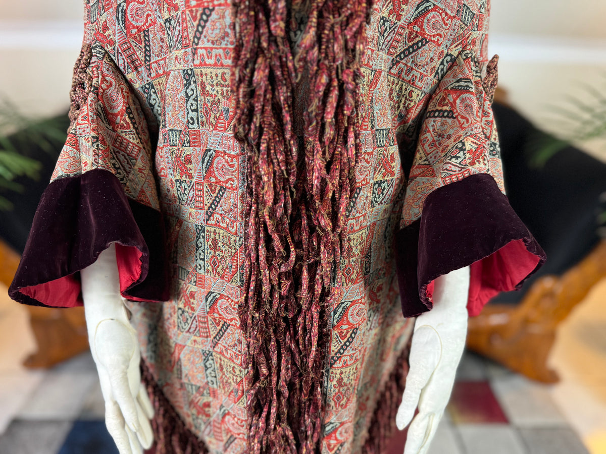 Antiker viktorianischer Paisley-Dolman, ca. 1880
