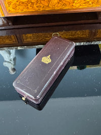 Crown Prince Wilhelm of Prussia Memorabilia Set with Silver Cigarette Case