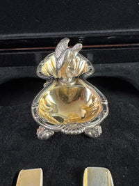SY & Wagner Silver Salt Cellars – Prince Wilhelm, Emperor Wilhelm II, ca. 1880