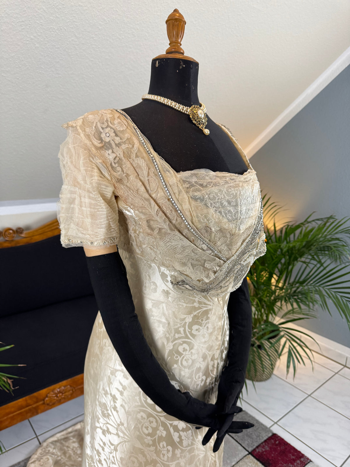 Antique 1911 Wedding & Reception Ensemble by Reville & Rossiter London, Lady Gillman Provenance