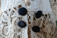 Antikes edwardianisches Leinen-Geh-Ensemble, ca. 1906 – Kleid & Jacke