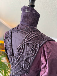 Rare 1911 Edwardian Half‑Mourning Dress by Kate Riley