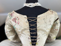 Seltenes Rokoko-Mieder, ca. 1765 – handgenähtes französisches Kleidungsstück aus dem 18. Jahrhundert