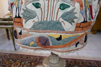 Ägyptische Revival Seidenjacke, ca. 1924 – Appliqué-Motive mit Sphinx, Skarabäus & Pyramide