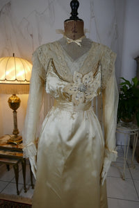 HUGHES &amp; STARNES Brautkleid, ca. 1915