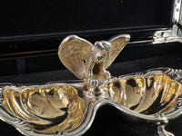 SY & Wagner Silver Salt Cellars – Prince Wilhelm, Emperor Wilhelm II, ca. 1880
