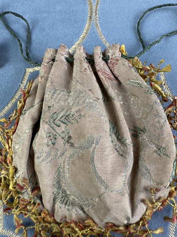 Antike Rokoko-Tasche, England, ca. 1760