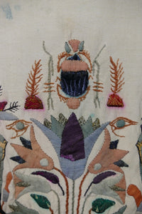 Ägyptische Revival Seidenjacke, ca. 1924 – Appliqué-Motive mit Sphinx, Skarabäus & Pyramide