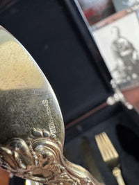 Couverts en argent doré, service Rococo, Empereur Guillaume II