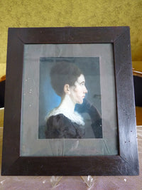 Pair of Empire Pastel Portraits, 1813 – L.H. Hessel, Nuremberg, Early 19th‑Century Art