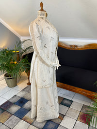 Antique Four‑Piece Edwardian Walking Dress ca. 1910 – Linen, Lace & Lady Gillman Provenance