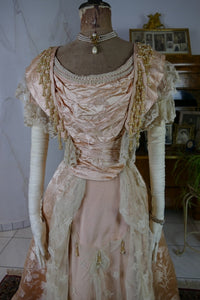 LARUE Ballkleid, Bordeaux-Biarritz, ca. 1898