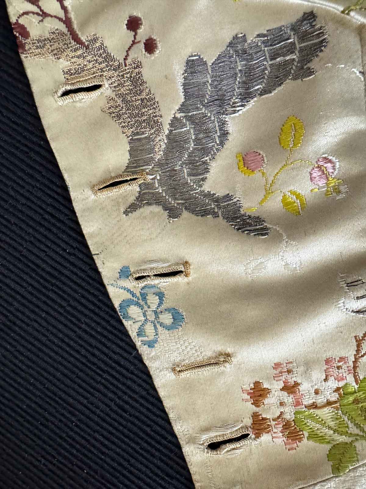 Antique Rococo Boy's Waistcoat Front France ca. 1760