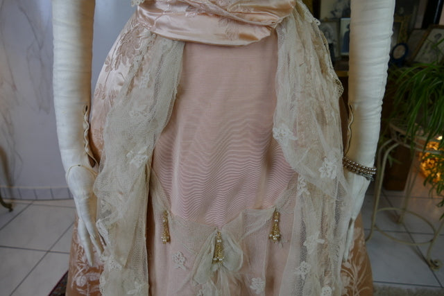 LARUE Ballkleid, Bordeaux-Biarritz, ca. 1898