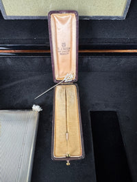 Crown Prince Wilhelm of Prussia Memorabilia Set with Silver Cigarette Case