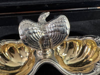 SY & Wagner Silver Salt Cellars – Prince Wilhelm, Emperor Wilhelm II, ca. 1880