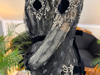 MARC WALTER Außergewöhnliches Abendkleid ca. 1904 – Pariser Couture-Meisterwerk aus Spitze, Tüll und Samt