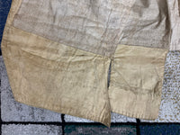 Cream Silk Embroidered Waistcoat, England ca. 1770 – Long‑Line Georgian Men’s Fashion