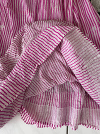 Sommerliche Eleganz einer jungen Dame – Antikes Kleid, ca. 1858