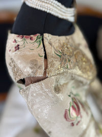 Seltenes Rokoko-Mieder, ca. 1765 – handgenähtes französisches Kleidungsstück aus dem 18. Jahrhundert
