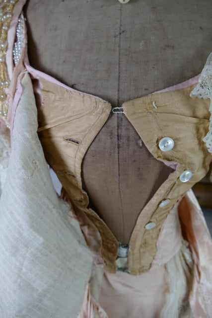 LARUE Ballkleid, Bordeaux-Biarritz, ca. 1898