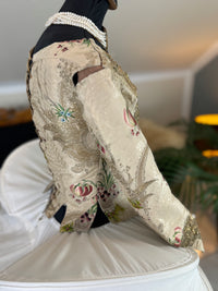 Seltenes Rokoko-Mieder, ca. 1765 – handgenähtes französisches Kleidungsstück aus dem 18. Jahrhundert