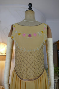 Antique Silk Beaded Cocktail Dress, ca. 1926