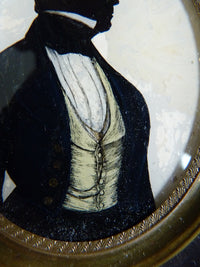 Scherenschnitt-Miniatur, Louis Frowein, um 1845