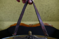 JUSTIN Ledertasche, ca. 1918