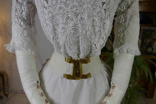 Gehäkelte Bluse, ca. 1910
