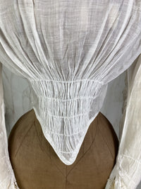 Antikes Biedermeier-Mieder, ca. 1840 – Deutsche frühviktorianische Mode