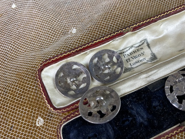 PARKES Herrenknöpfe, London, ca. 1898