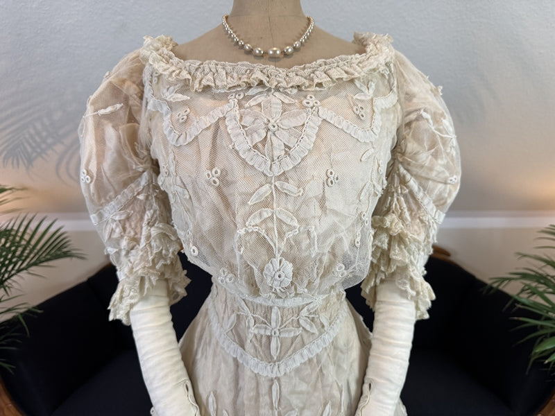 Antikes edwardianisches Dessous-Kleid, ca. 1903
