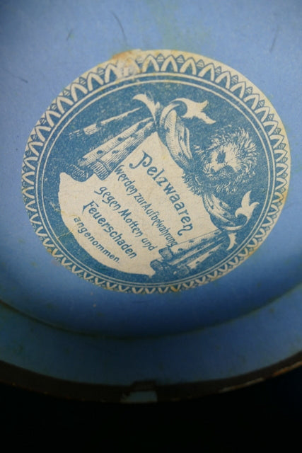 HIERTEIS Antiker Pelzmuff, Deutschland, ca. 1910 – Luxusaccessoire des frühen 20. Jahrhunderts
