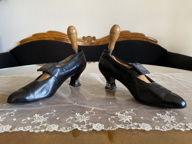 Ballschuhe, Strassabsatz, ca. 1909