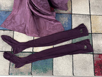 Rare 1911 Edwardian Half‑Mourning Dress by Kate Riley