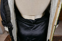 EMILE PINGAT Antikes viktorianisches Tournürenkleid, Paris, ca. 1882