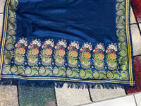 Rokoko-Eleganz in Spitalfields-Seide – Antike Stola, ca. 1790