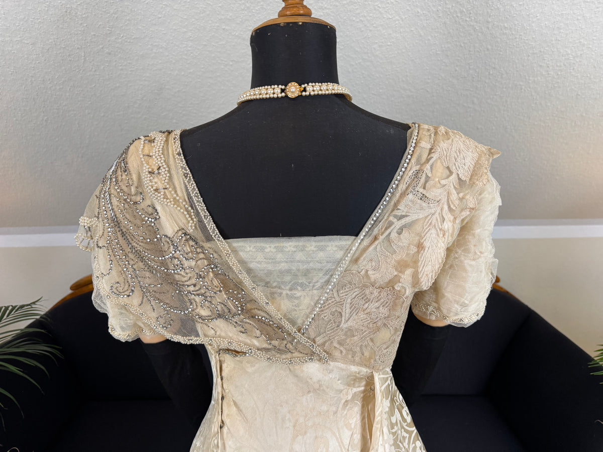 Antique 1911 Wedding & Reception Ensemble by Reville & Rossiter London, Lady Gillman Provenance