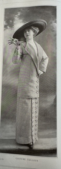 LINKER & Cie. Antikes schwarzes Samt-Gehkleid, Paris, ca. 1910